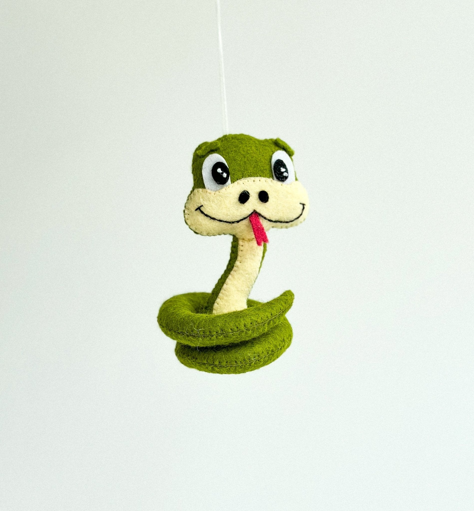 Felt Snake Ornament - WoollyFox